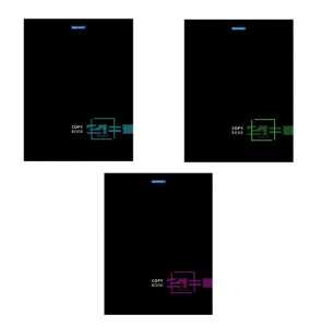 Тетрадь А4 48л BRAUBERG скоба клетка глянцевый лак DARK