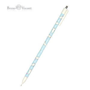 Карандаш автоматический 0,5мм Bruno Visconti Ice Graphix Бельки паттерн