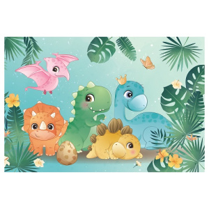 Пазл 24 эл Maxi ТРИ СОВЫ Милые динозавры