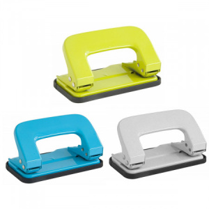 Дырокол до 10л Deli PRO E0136 металлический ассорти