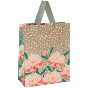 Пакет подарочный 11х14х6,5см MESHU Flowers