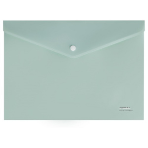 Папка на кнопке СТАММ Акцент А4 180мкм непрозрачная эвкалиптовая