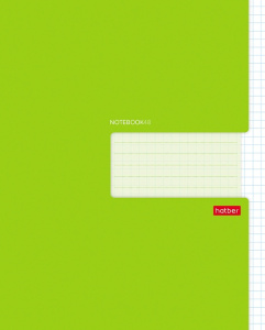 Тетрадь 48л клетка Зеленая