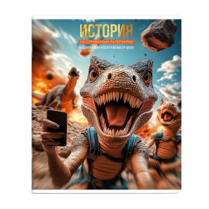 Тетрадь тематическая 48л клетка История Селфи Феникс