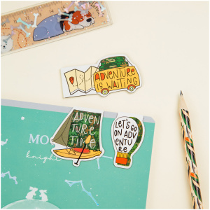 Закладки магнитные для книг 3шт MESHU Adventure