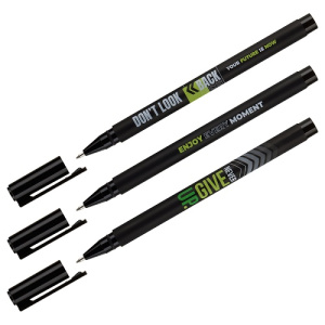 Ручка шариковая 0,5мм MESHU Motivation синяя ассорти 