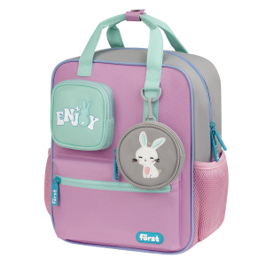 Рюкзак Först F-Kids "Enjoy!" 30,5*25,5*12см, 1 отделение, 5 карманов, эргономичная спинка