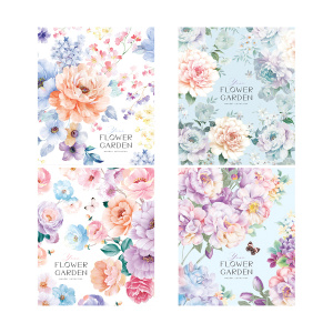 Тетрадь 80л клетка ArtSpace Цветы Flower garden