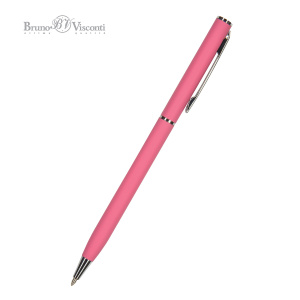 Ручка шариковая present 0,7 мм синие чернила Palermo BrunoVisconti коралловый корпус