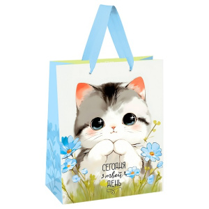 Пакет подарочный 33х42х12см MESHU Cute kitten