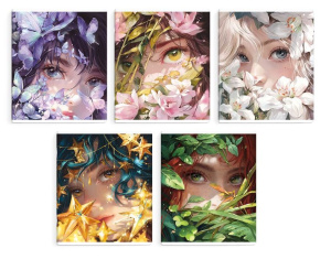 Тетрадь 48л клетка Волшебный сад