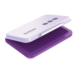 Штемпельная подушка Berlingo 105х73мм фиолетовая металлическая