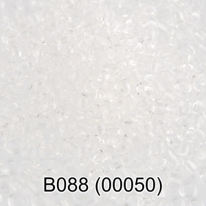 Бисер Чехия GAMMA круглый 2 2,3 мм 5г прозрачный B088 00050 