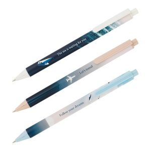 Ручка шариковая 0,5мм автоматическая MESHU Travel синяя