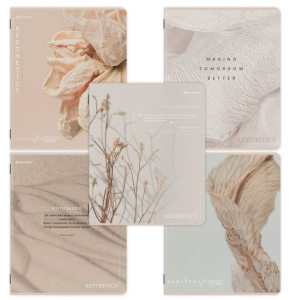 Тетрадь А5 48л клетка SoftTouch Пастельная