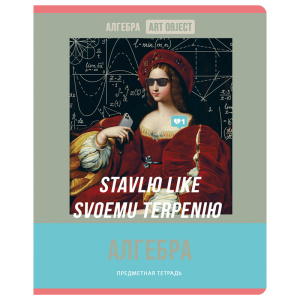 Тетрадь тематическая 48л BG Art objec Алгебра