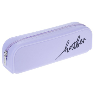 Пенал 1 отделение 200х50х60мм Floral Vibe Lavender лавандовый мягкий силикон