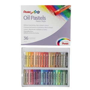 Пастель масляная 36 цв Pentel