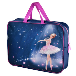 Папка текстильная А4 с ручками Балерина