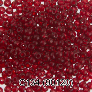 Бисер Чехия GAMMA круглый 3 2,3 мм 5 г т.красный C134 90120