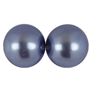 Бусина стеклянная Zlatka GBP-06 14 мм 30 шт на нити № 18 сиреневый