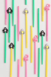 Ручка гелевая 0,5 мм синие чернила Big baboon mix