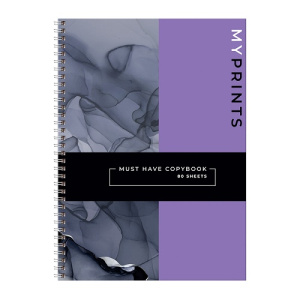 Тетрадь А4 80л  клетка BG My prints на спирали