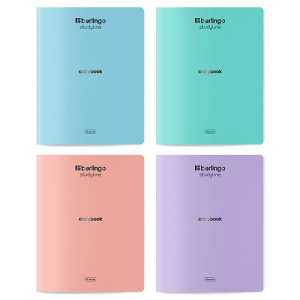 Тетрадь 48л A5 клетка Berlingo Instinct софт-тач ассорти