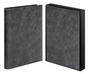 Ежедневник недатированный  А5+ 160л ESCALADA Фланстер графитовый