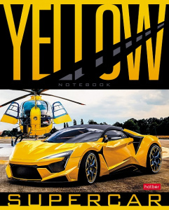 Тетрадь А5 48л клетка YELLOWsupercar