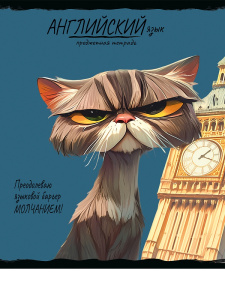 Тетрадь тематическая 48л Английский язык ПРО ХВОСТ клетка