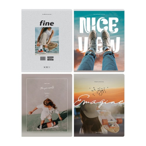 Тетрадь А5 48л линия BG Girl's club