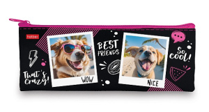 Пенал 1 отделение мягкий Селфи 195х75мм