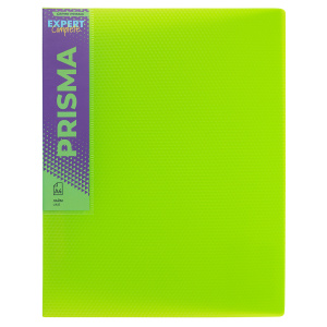 Папка на 4 кольцах ширина 25 мм Expert Complete PRISMA NEON лайм