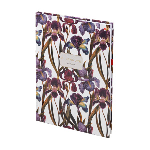 Блокнот А4 80л Престиж Ирисы Flora