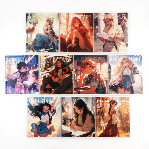 Комплект тематических тетрадей 10 предметов «1 сентября: Аниме» ArtFox