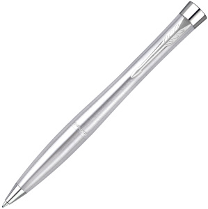Ручка шариковая Parker Urban Core Metro Metallic CT M черные чернила