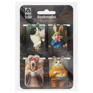 Закладки магнитные для книг 4шт MESHU Aristocratic