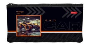 Пенал 1 отделение мягкий MAD CAR 205х110мм