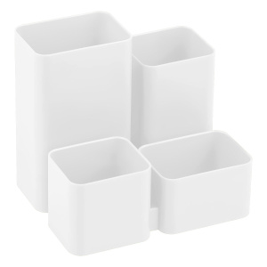 Подставка настольная СТАММ Юниор пластиковая белая