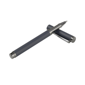 Ручка шариковая 0,7мм синие чернила Venezia pragmatico BrunoVisconti серый корпус