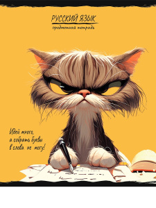 Тетрадь тематическая 48л Русский язык ПРО ХВОСТ линия