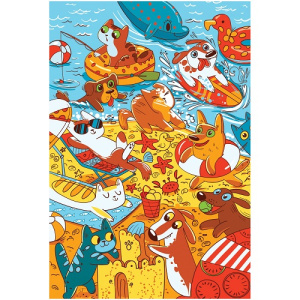 Пазл с заданием 104 эл ТРИ СОВЫ Безудержное веселье