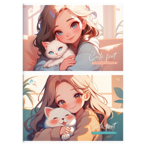Альбом для рисования 20л А4 BG Cute pet