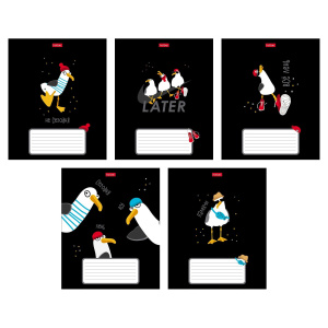 Тетрадь А5 18л клетка Приключения чайки