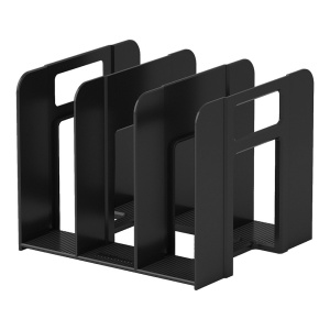 Вертикальный накопитель 4 отделения ErichKrause Techno Classic черный