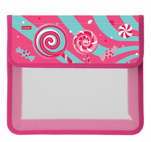 Папка для тетрадей А5 1 отделение пластиковая Hatber Sweets