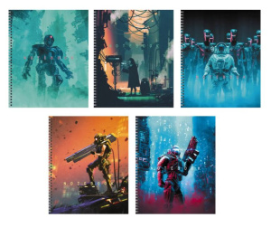 Тетрадь 80л А5 клетка Survivors  на спирали