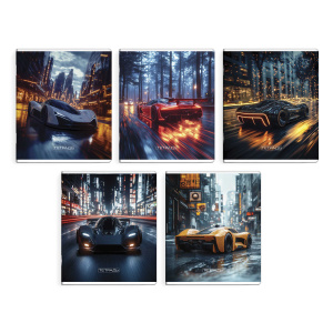 Тетрадь А5+ 48л клетка Ночной драйв