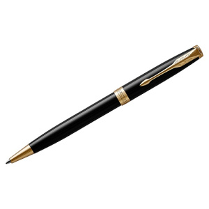 Ручка шариковая Parker Sonnet Black Lacquer GT черная 1,0мм